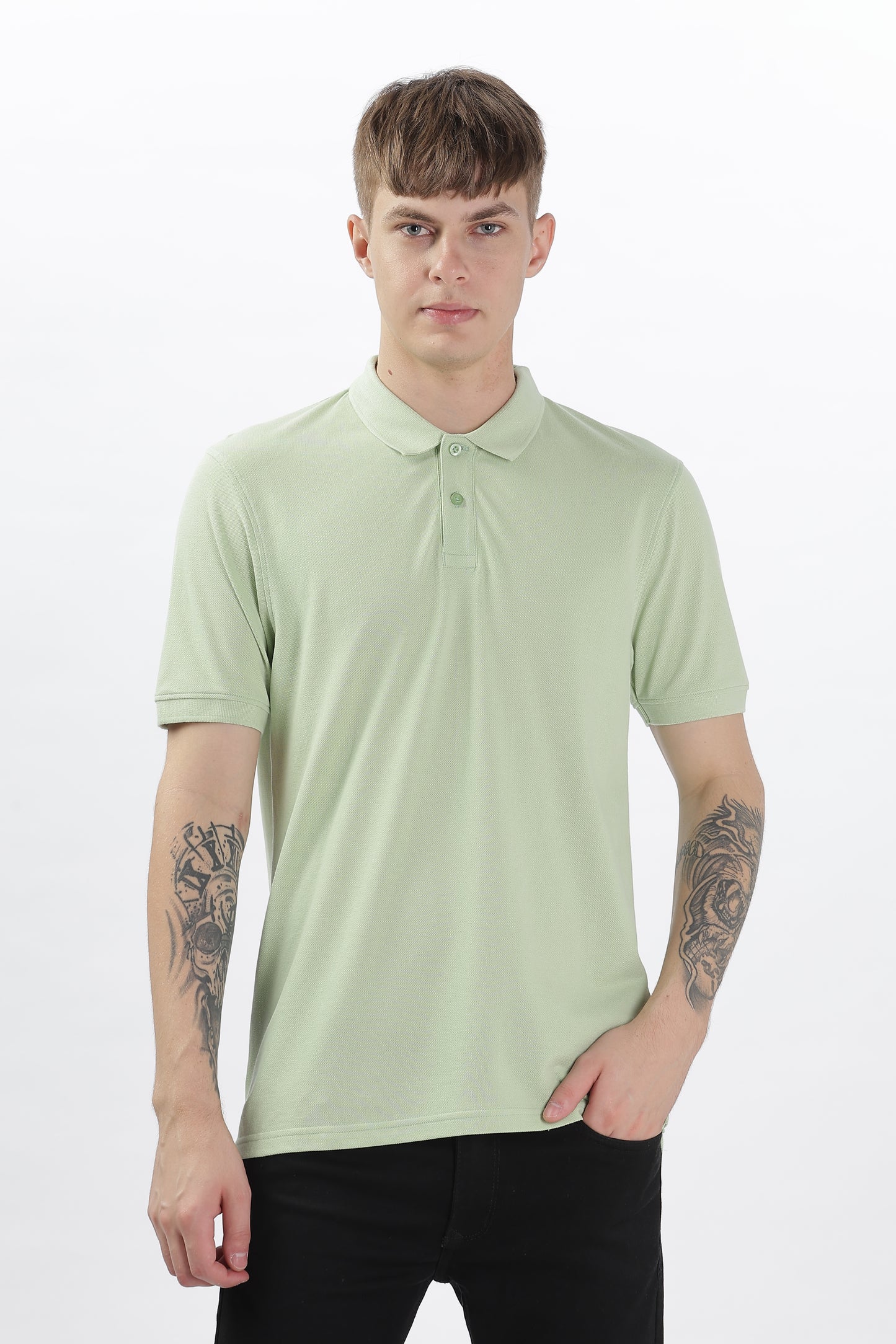 Mens Feathery Polo