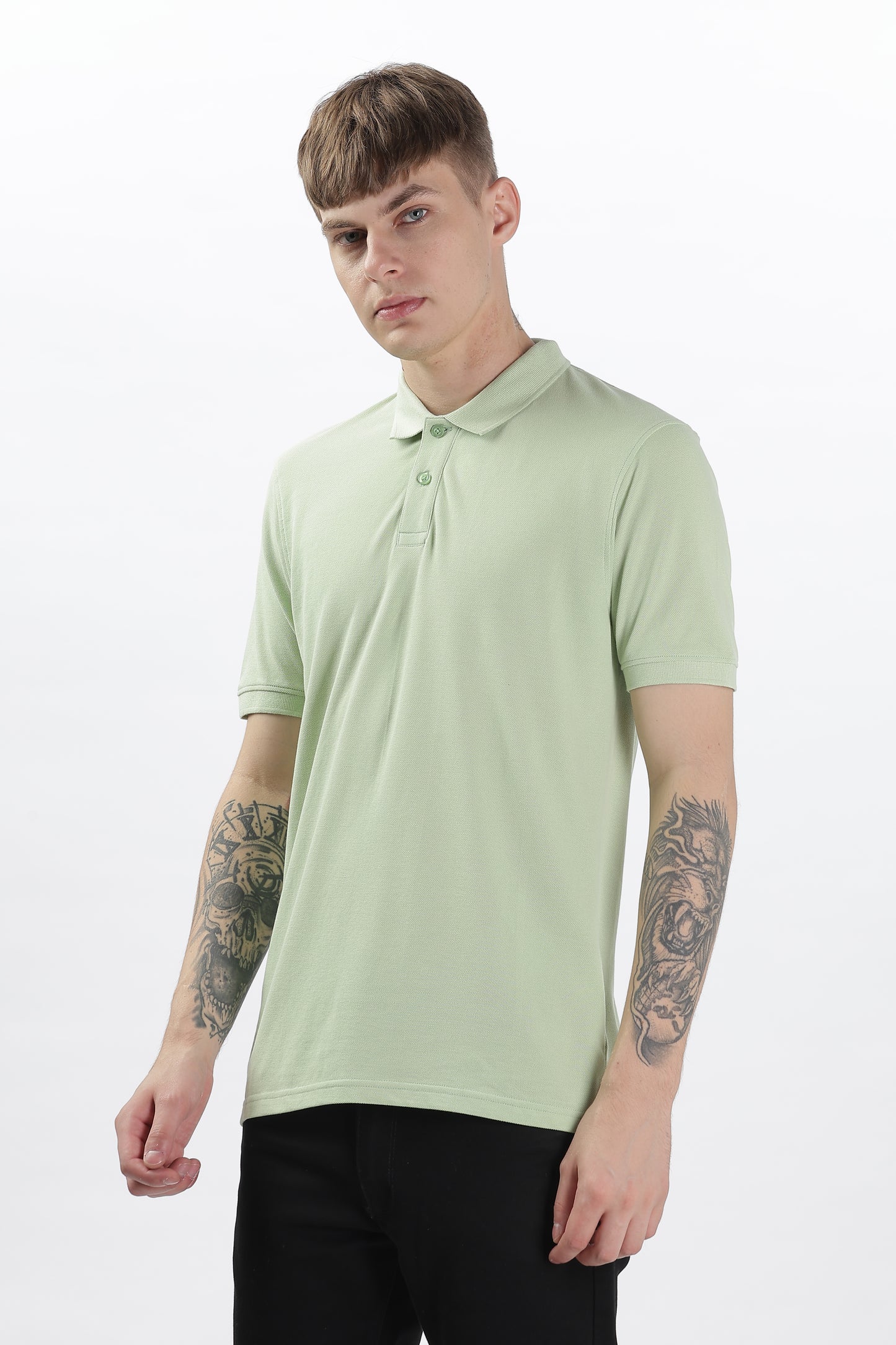 Mens Feathery Polo