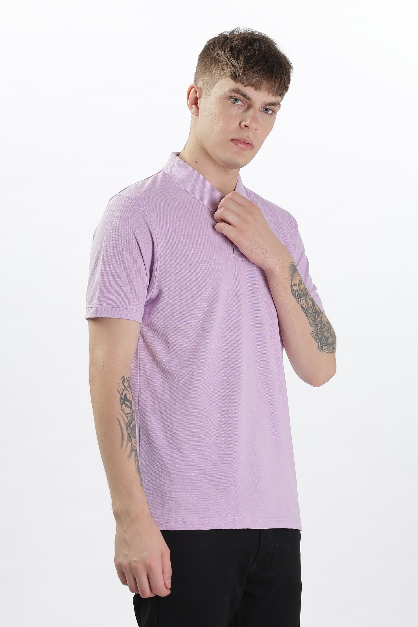 Mens Feathery Polo