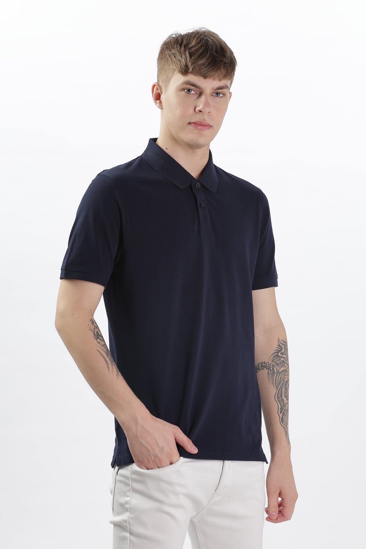 Mens Feathery Polo