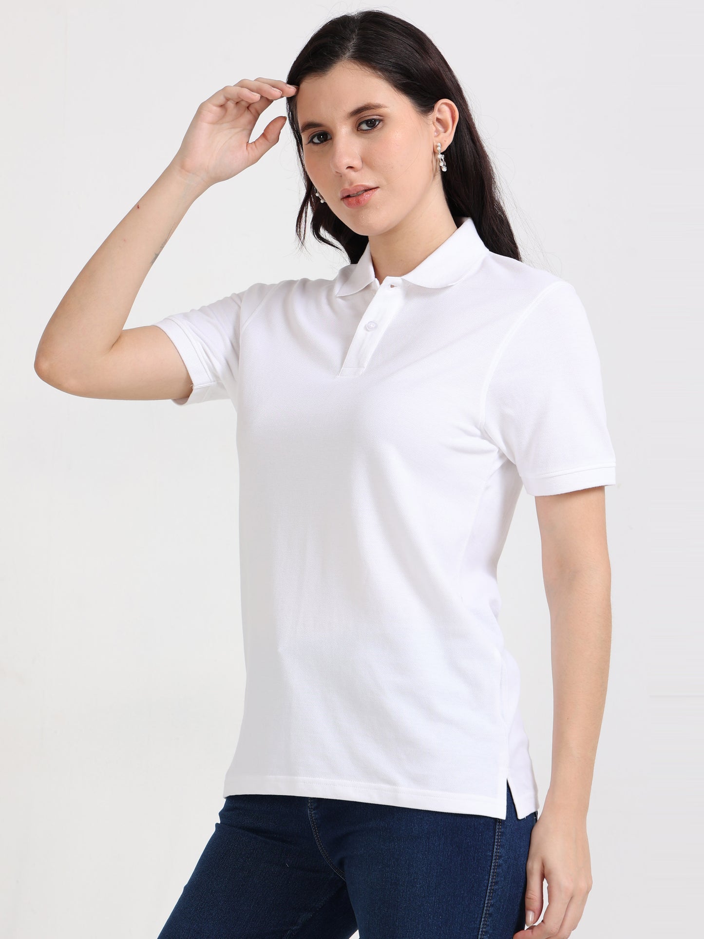 Womens Feathery Polo