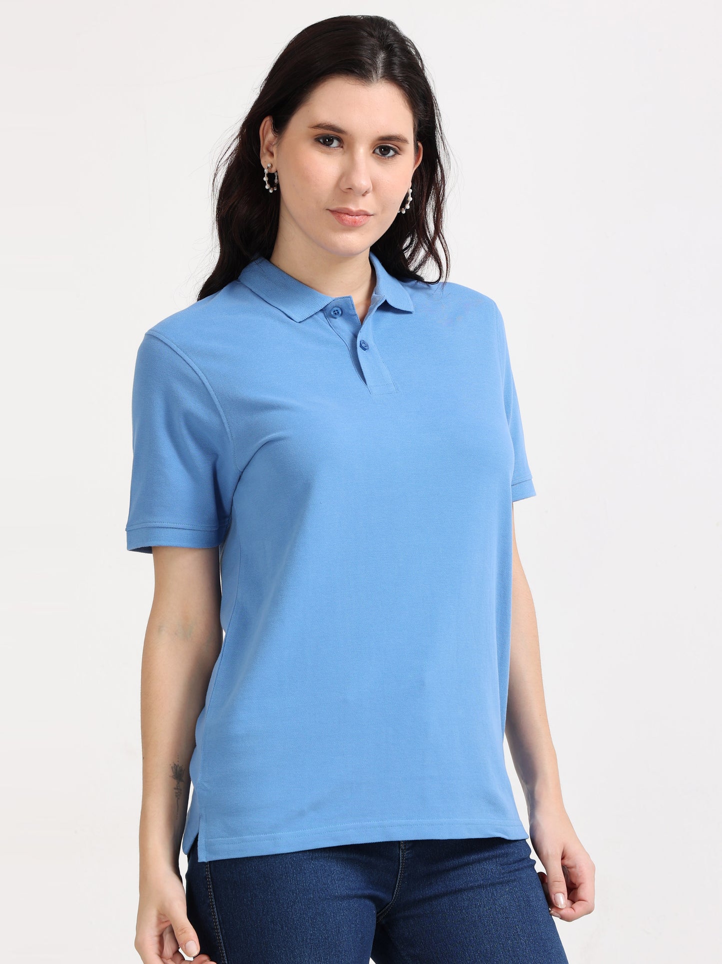 Womens Feathery Polo