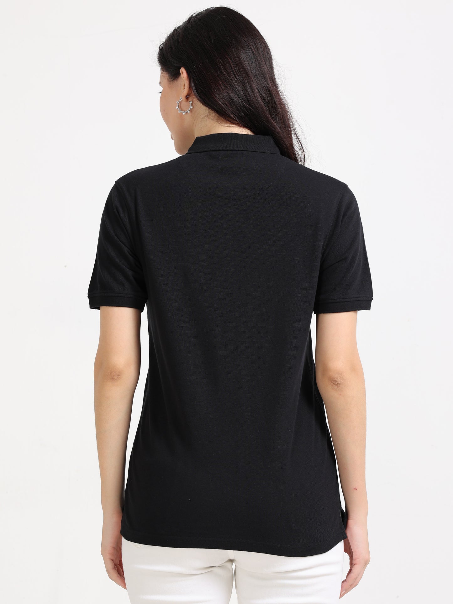 Womens Feathery Polo