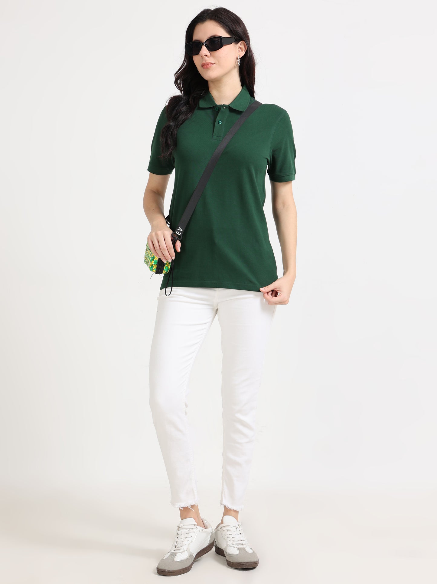 Womens Feathery Polo