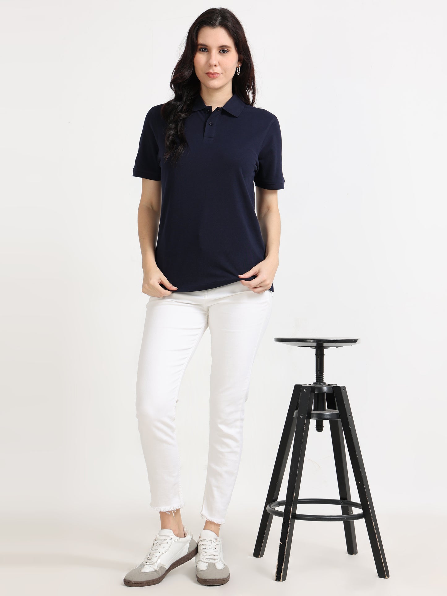 Womens Feathery Polo