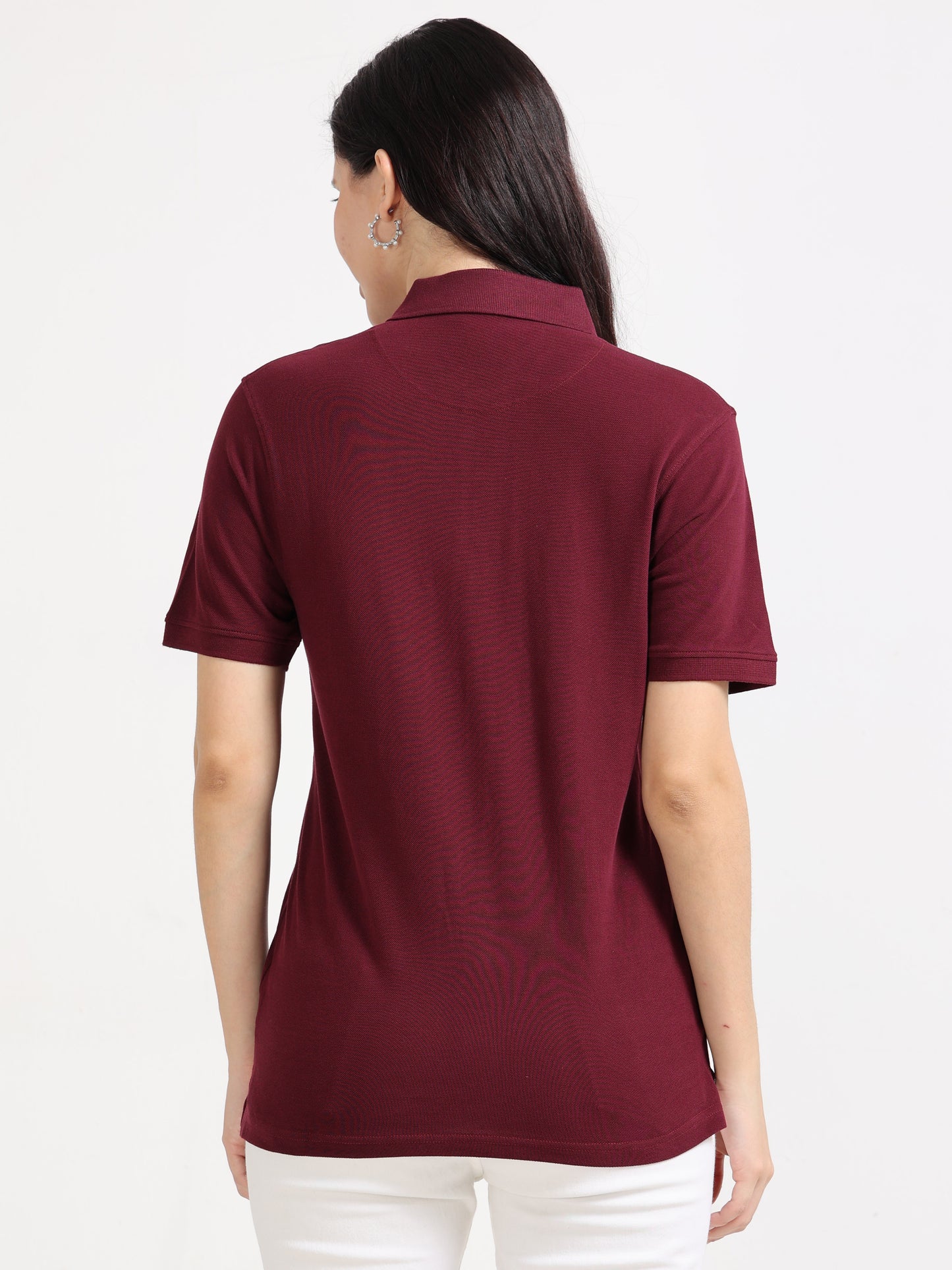 Womens Feathery Polo