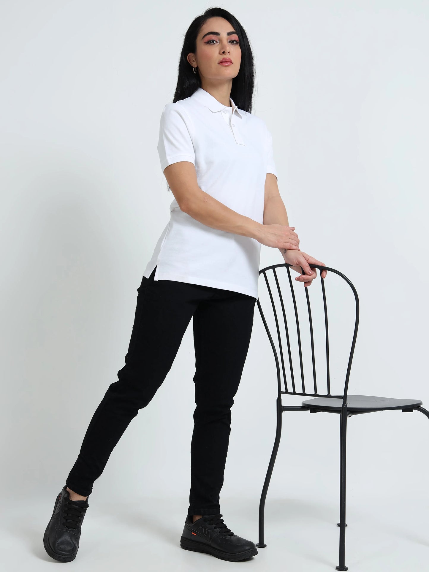 Women’s Comfort Cotton Polo - White | PallyWear