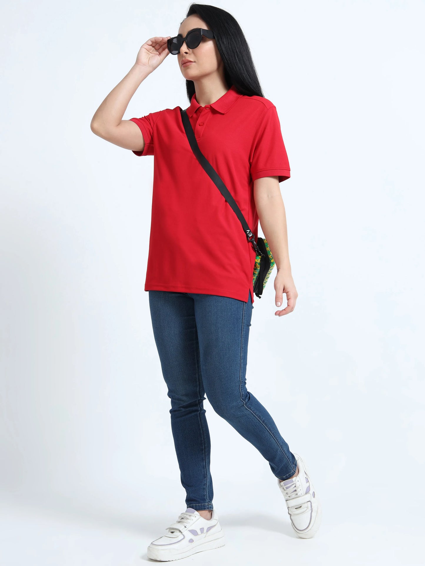 Women’s Everyday Polo T-Shirt - Red | PallyWear