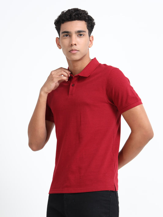 Mens Blended Polo