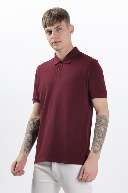 Mens Feathery Polo