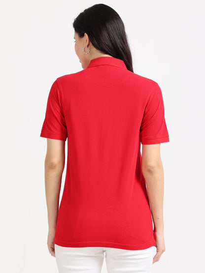 Womens Feathery Polo