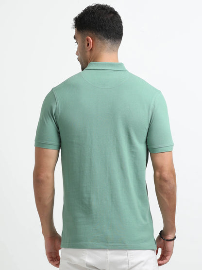 Men’s Comfort Cotton Polo T-Shirt - Olive Green | PallyWear