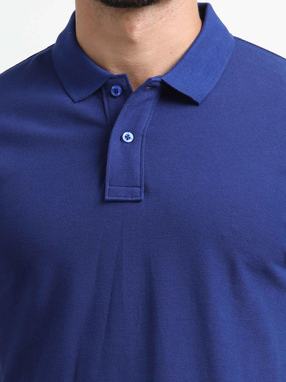 Men’s Comfort Cotton Polo T-Shirt - Royal Blue | PallyWear