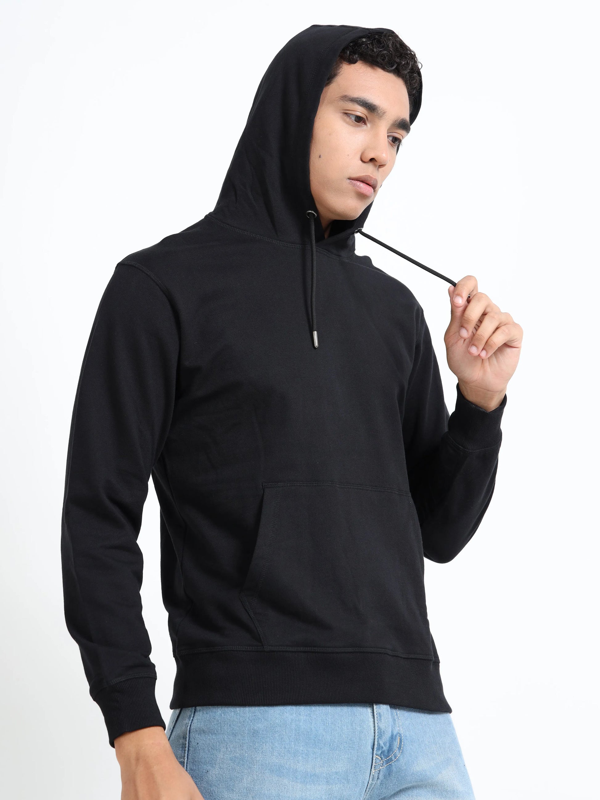 Men’s Cotton Hoodie - Black | PallyWear