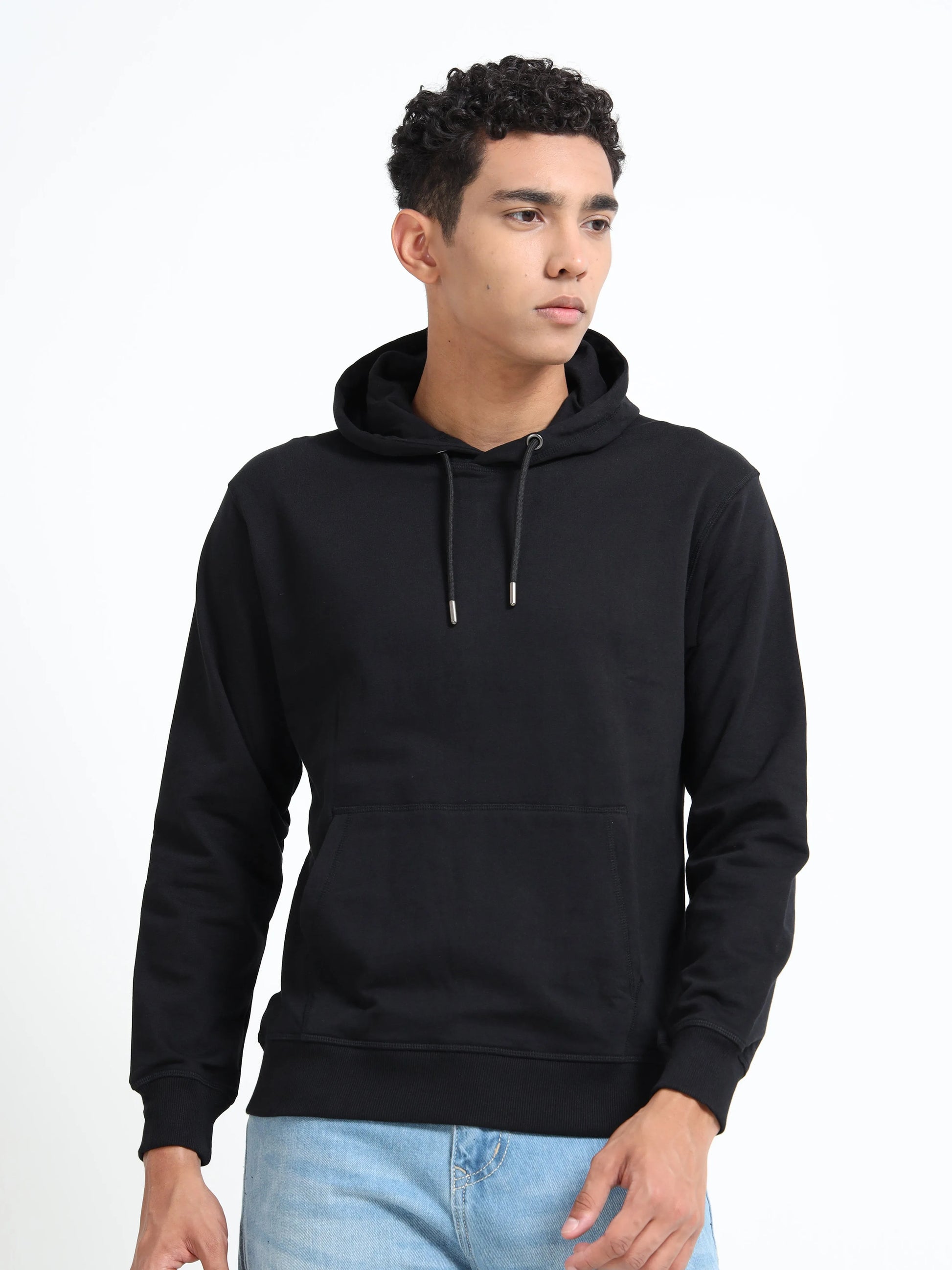 Men’s Cotton Hoodie - Black | PallyWear