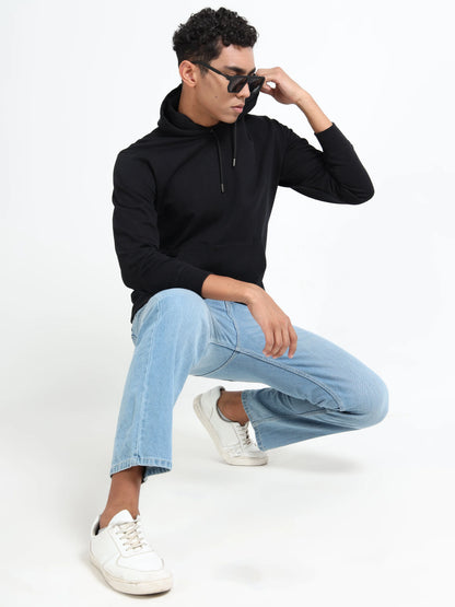 Men’s Cotton Hoodie - Black | PallyWear