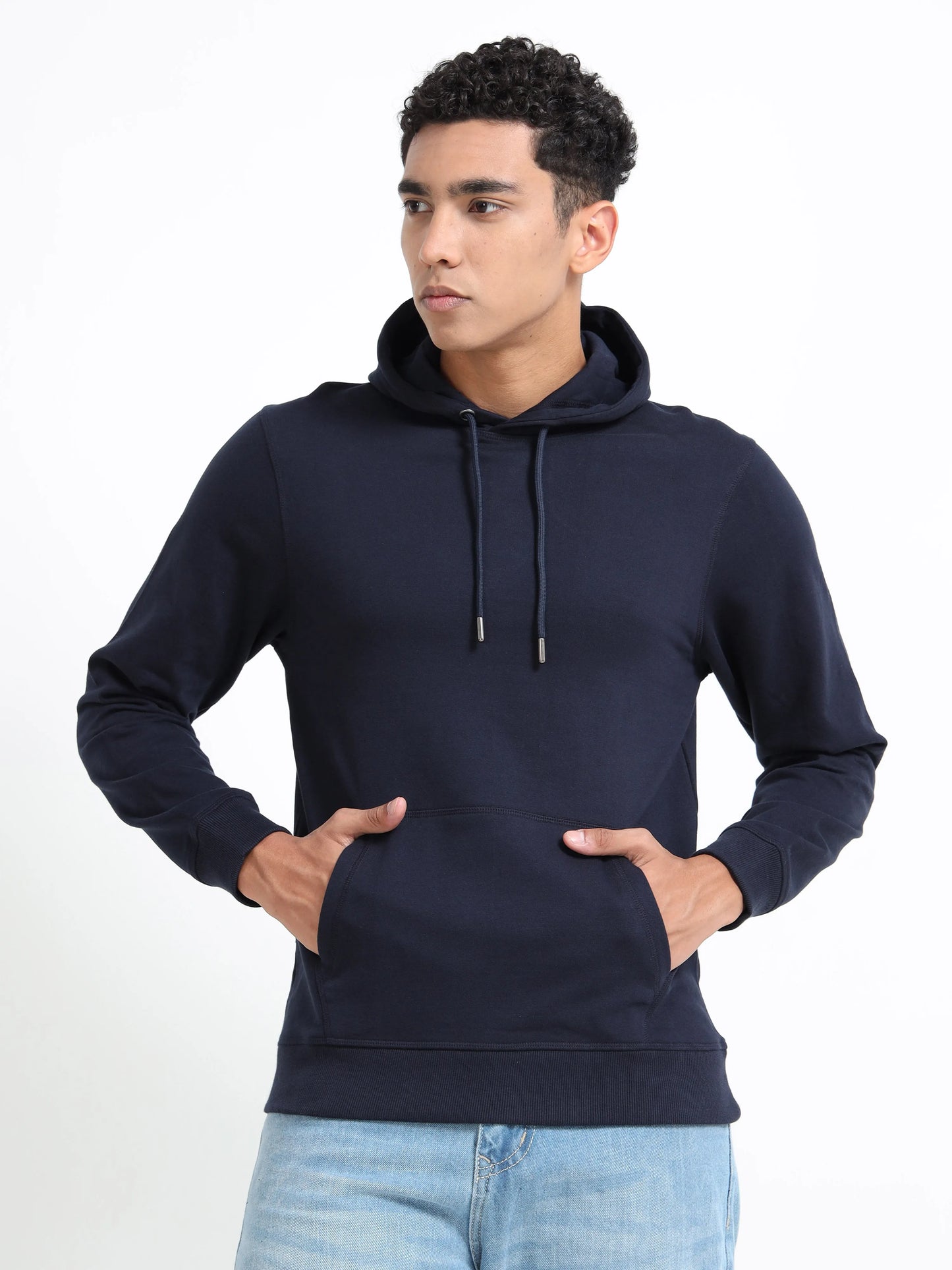 Men’s Cotton Hoodie - Navy Blue | PallyWear