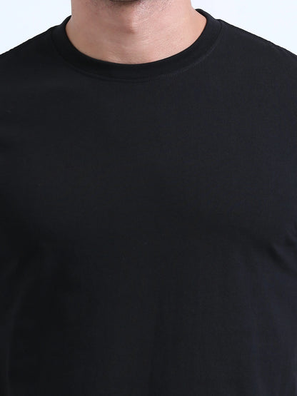 Men’s Cotton T-Shirt - Black | PallyWear