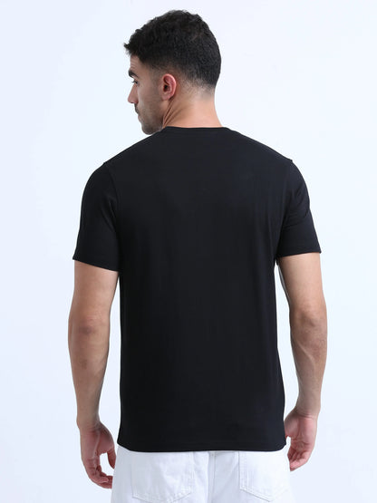 Men’s Cotton T-Shirt - Black | PallyWear