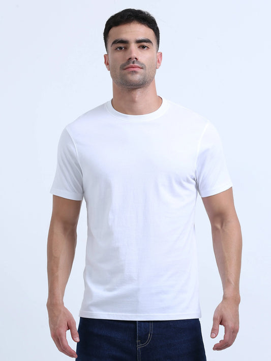 Men’s Cotton T-Shirt - White | PallyWear