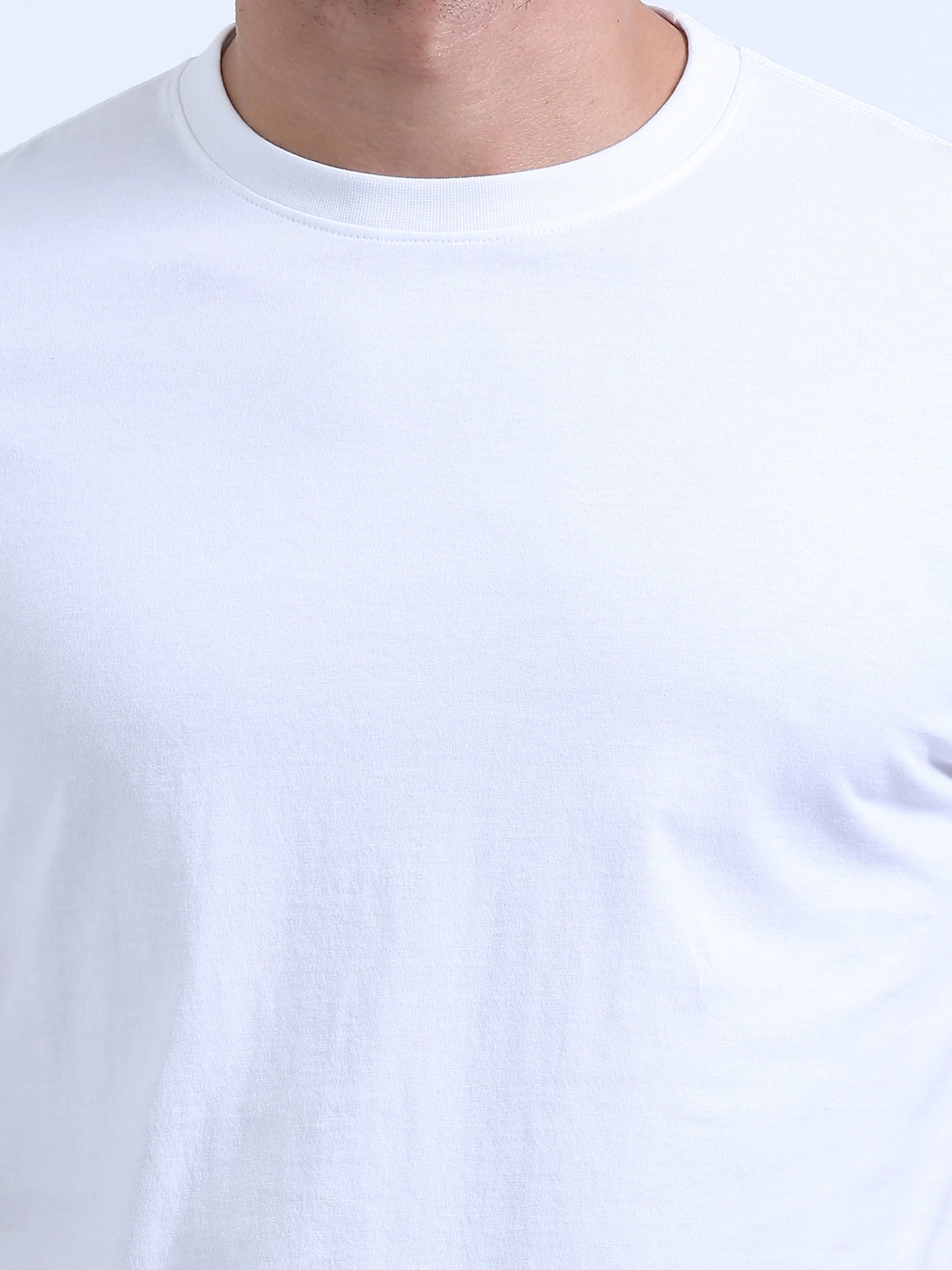 Men’s Cotton T-Shirt - White | PallyWear
