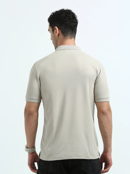 Men’s Everyday Performance Polo T-Shirt - Aluminium Grey | PallyWear