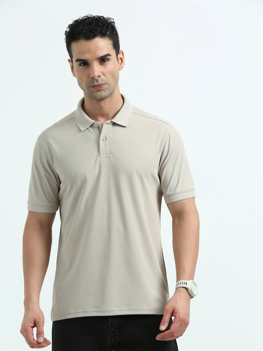 Men’s Everyday Performance Polo T-Shirt - Aluminium Grey | PallyWear