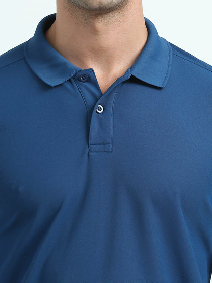 Men’s Everyday Performance Polo T-Shirt - Blue | PallyWear