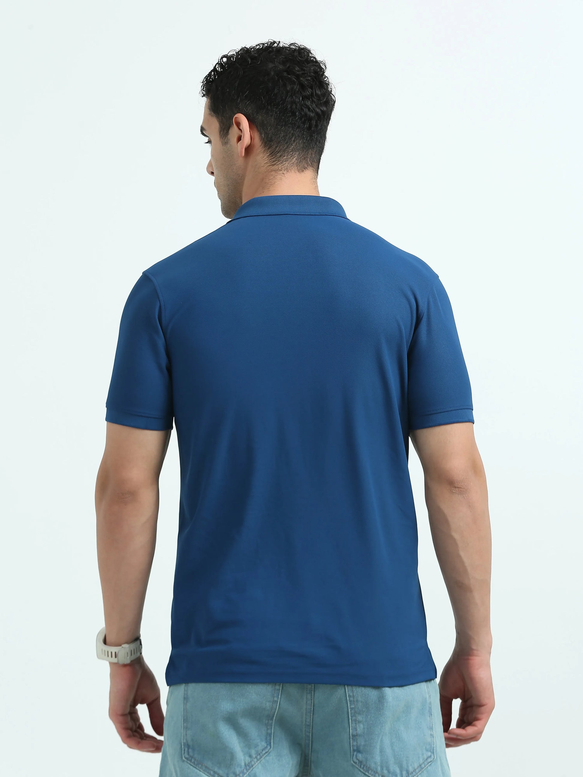 Men’s Everyday Performance Polo T-Shirt - Blue | PallyWear