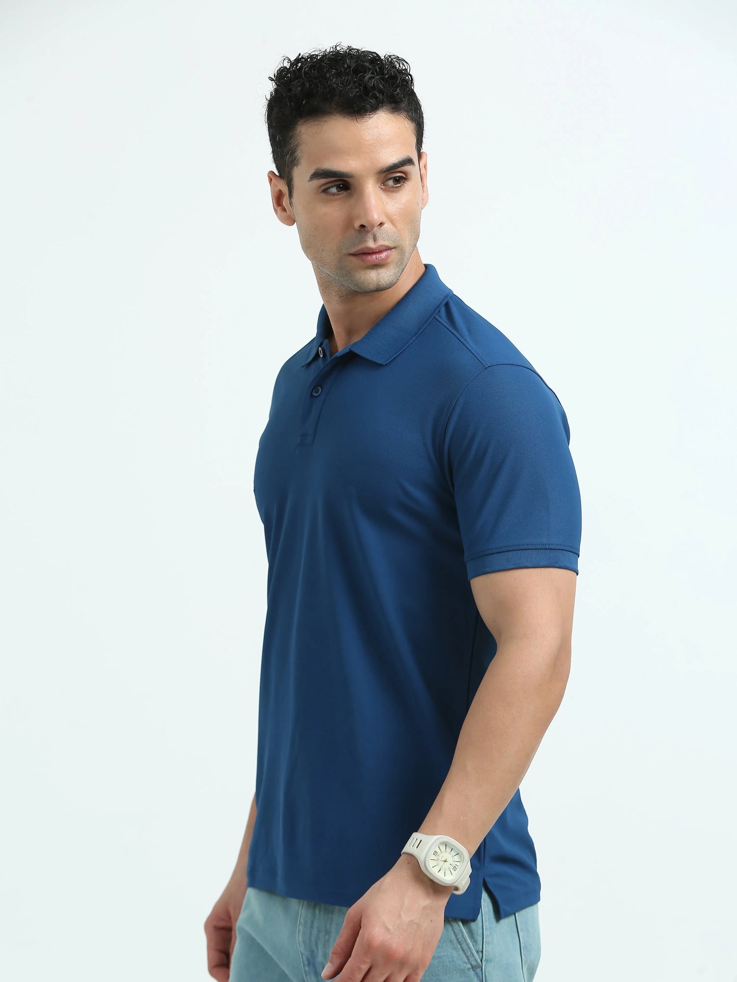Men’s Everyday Performance Polo T-Shirt - Blue | PallyWear