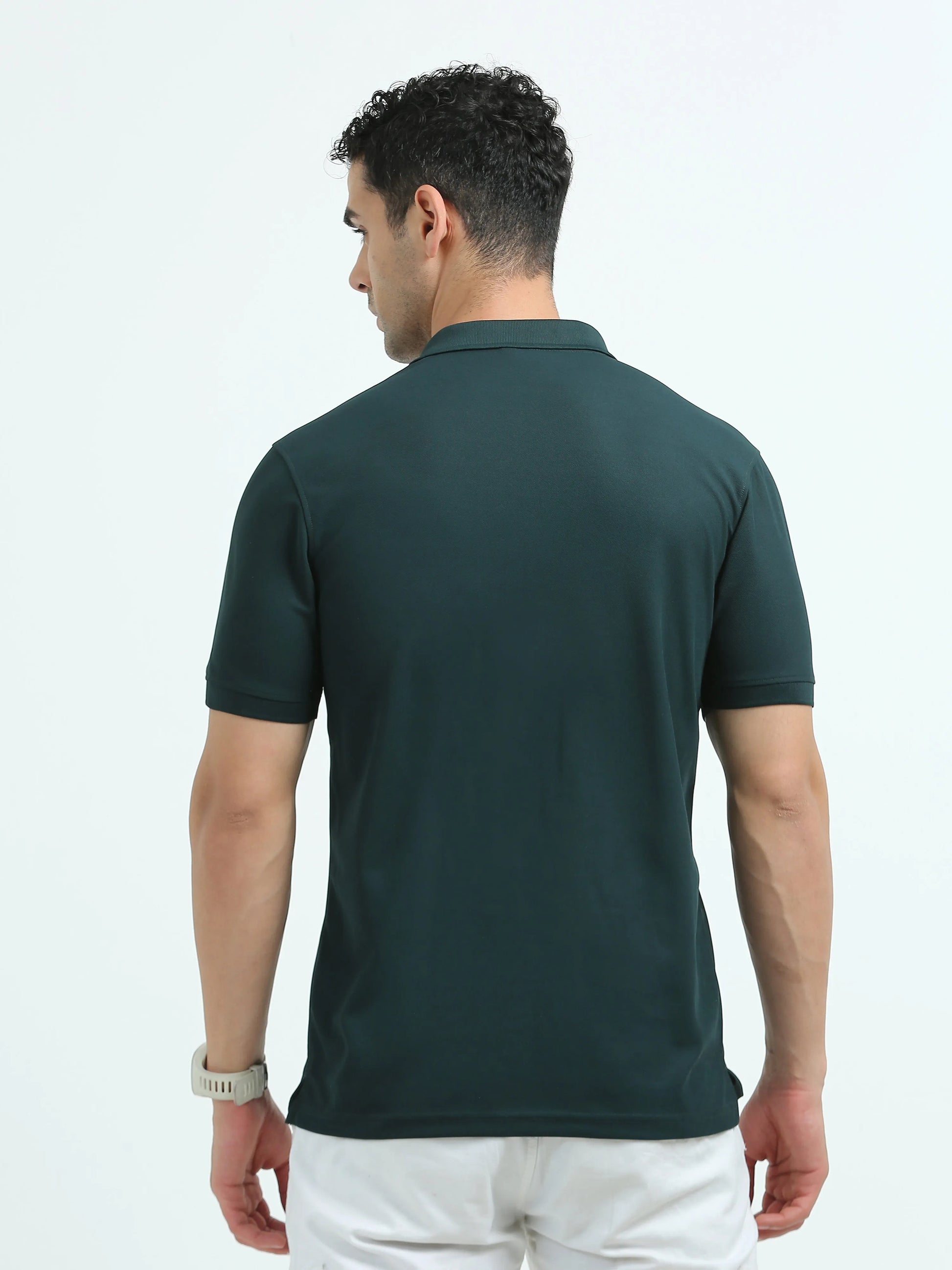 Men’s Everyday Performance Polo T-Shirt - Bottle Green | PallyWear