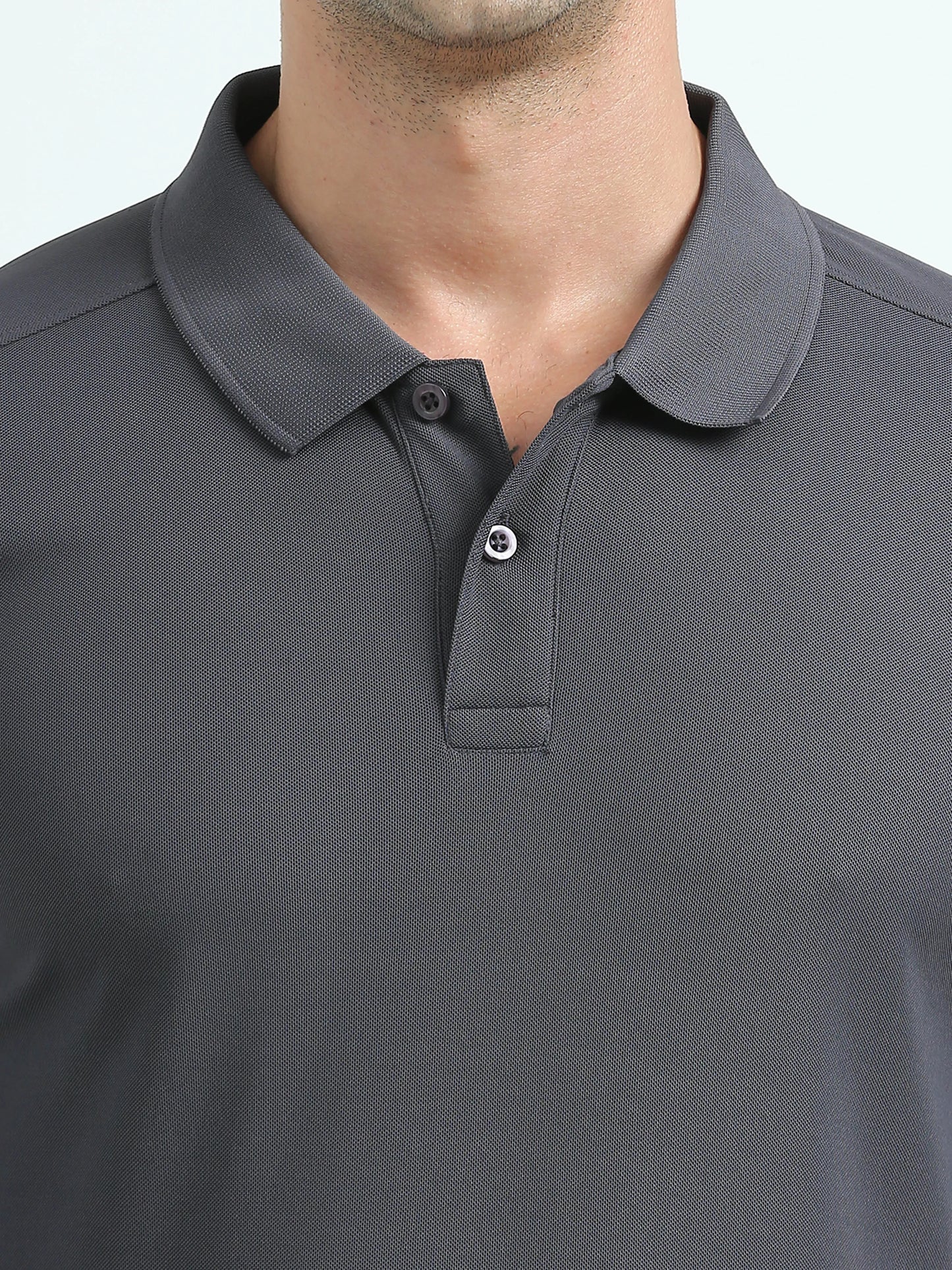 Men’s Everyday Performance Polo T-Shirt - Dark Grey | PallyWear