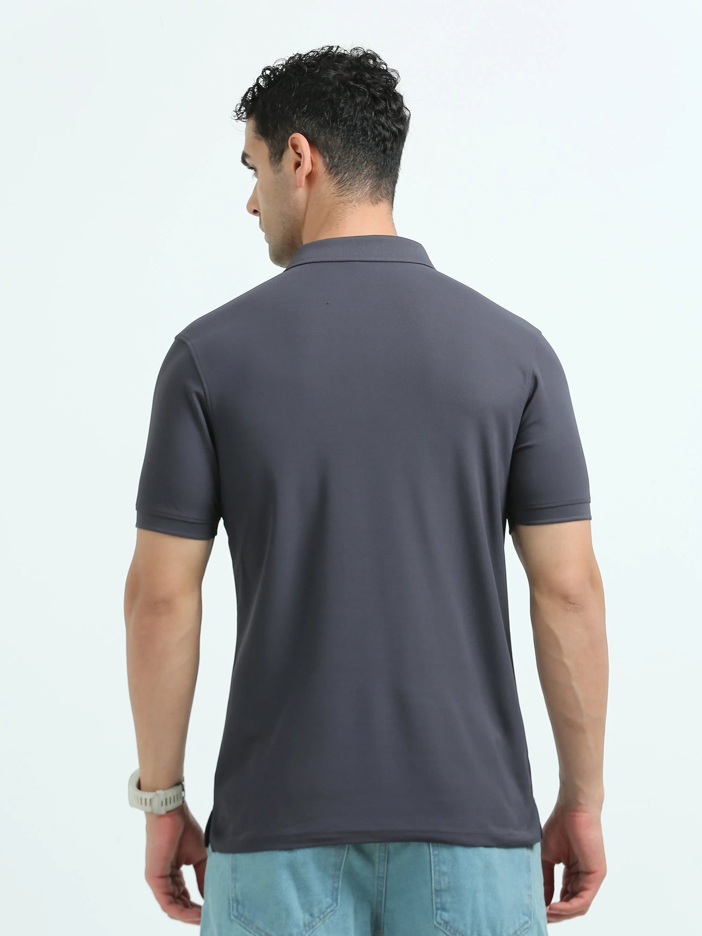 Men’s Everyday Performance Polo T-Shirt - Dark Grey | PallyWear