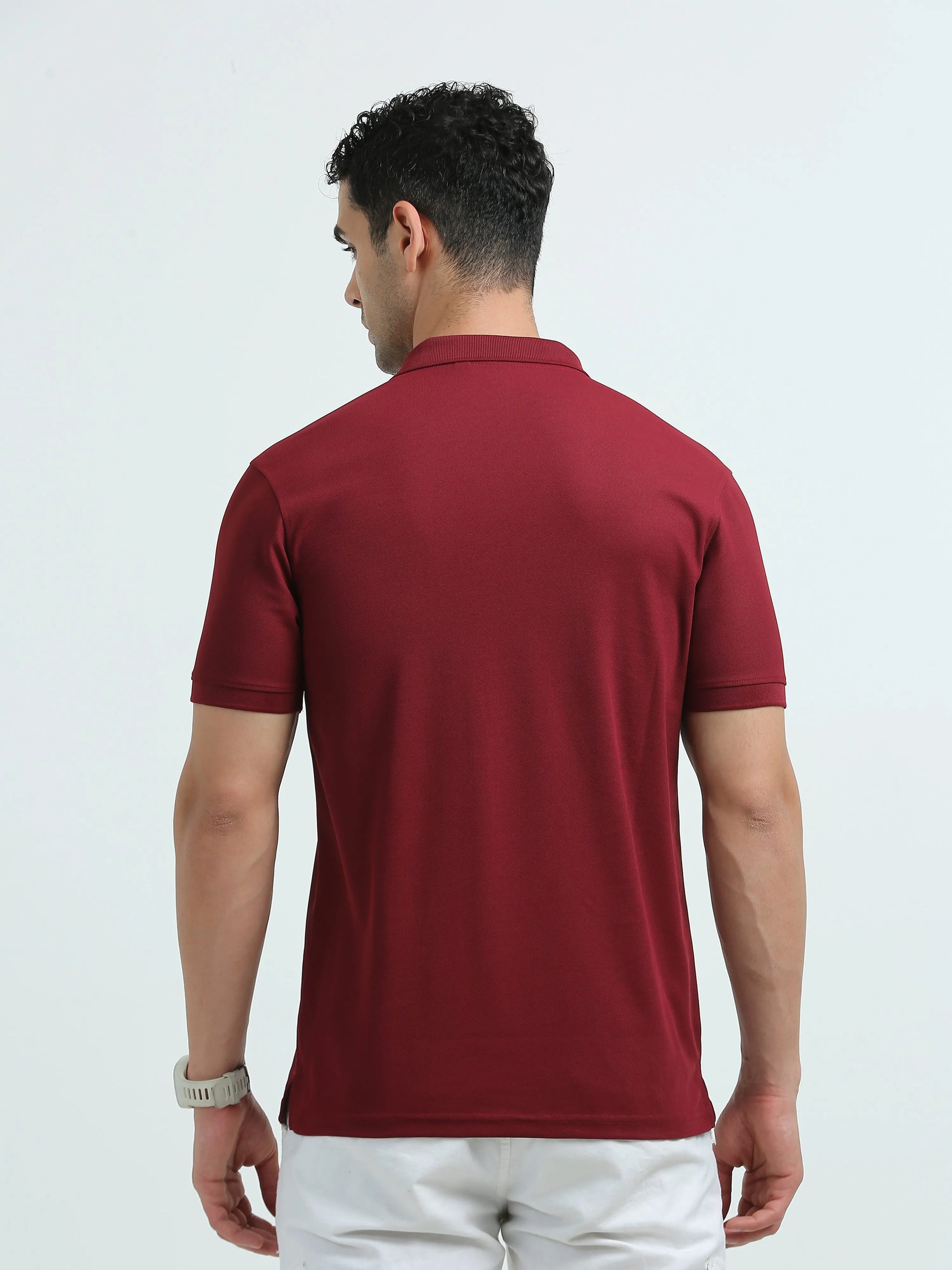 Men’s Everyday Performance Polo T-Shirt - French Wine | PallyWear