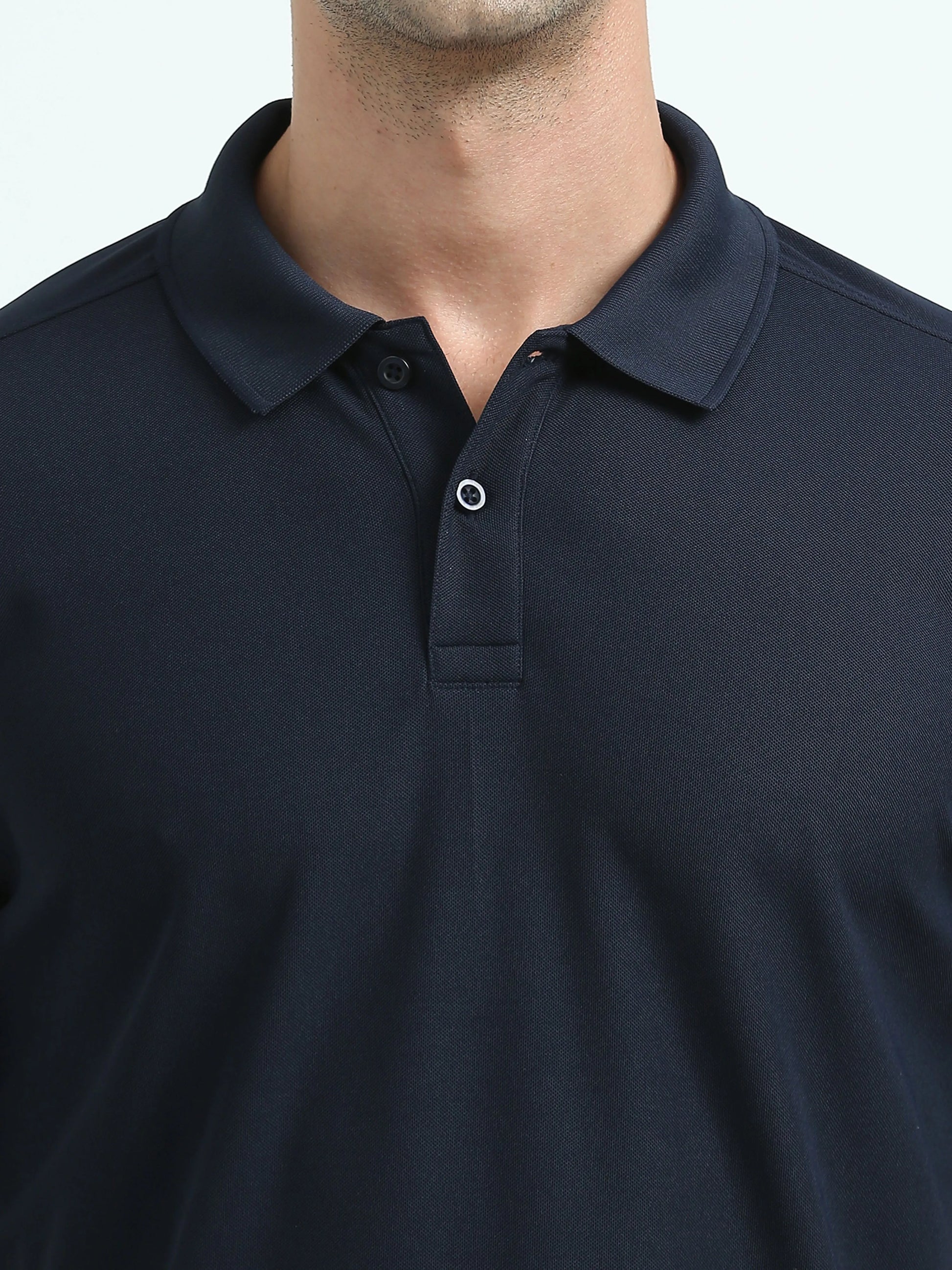 Men’s Everyday Performance Polo T-Shirt - Navy Blue | PallyWear
