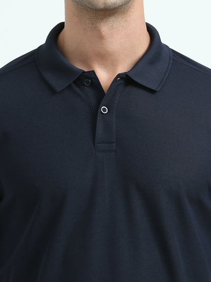 Men’s Everyday Performance Polo T-Shirt - Navy Blue | PallyWear