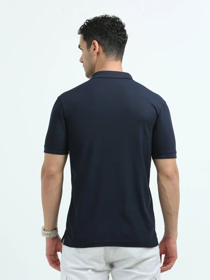 Men’s Everyday Performance Polo T-Shirt - Navy Blue | PallyWear