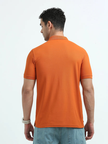 Men’s Everyday Performance Polo T-Shirt - Orange | PallyWear
