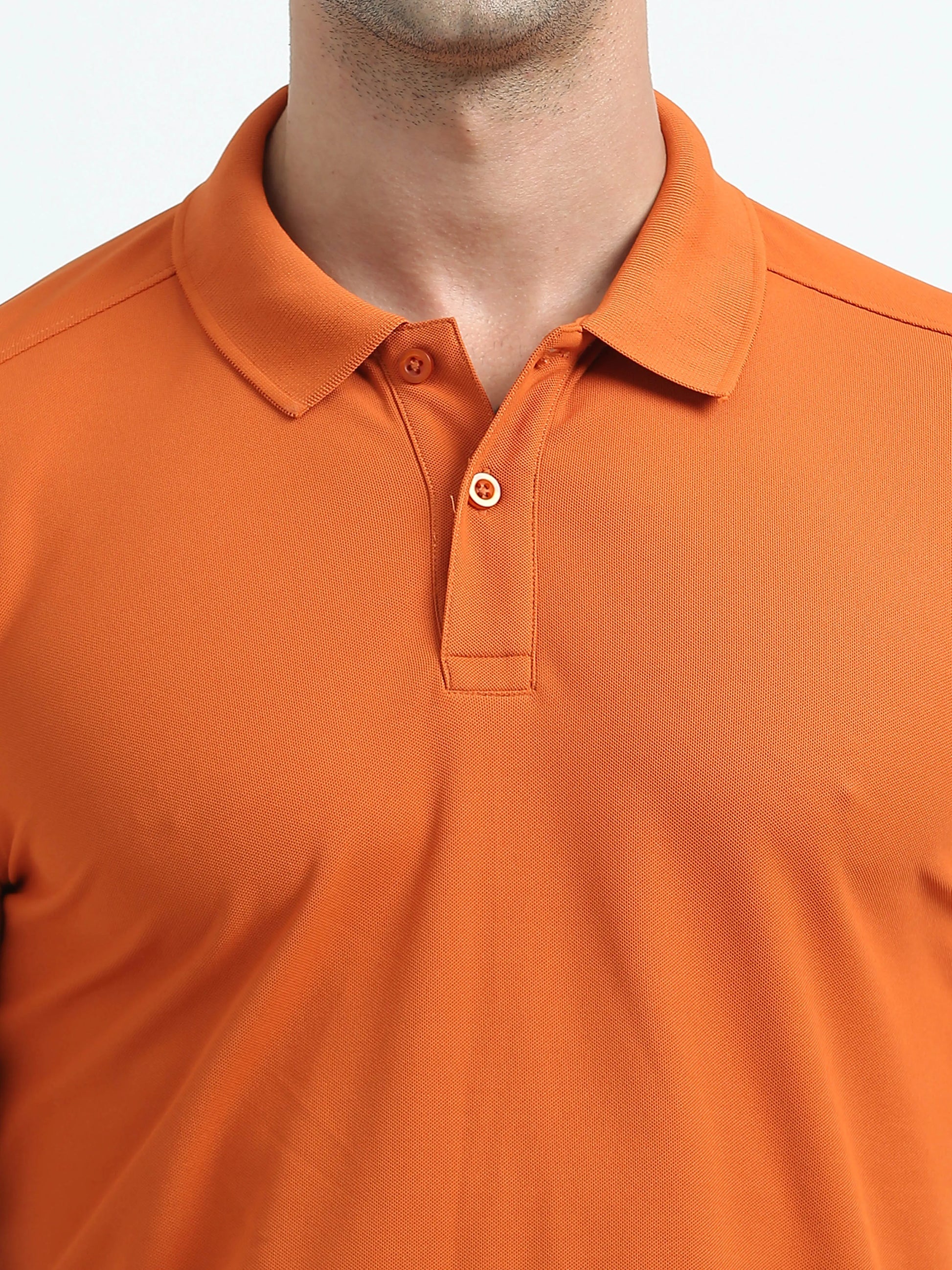 Men’s Everyday Performance Polo T-Shirt - Orange | PallyWear