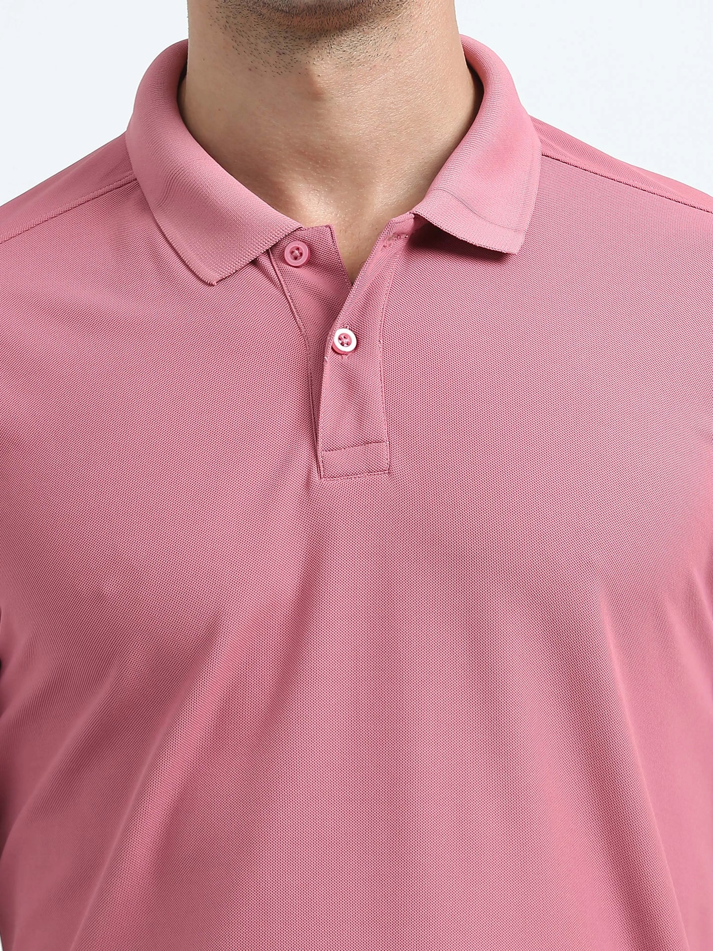 Men’s Everyday Performance Polo T-Shirt - Pink | PallyWear