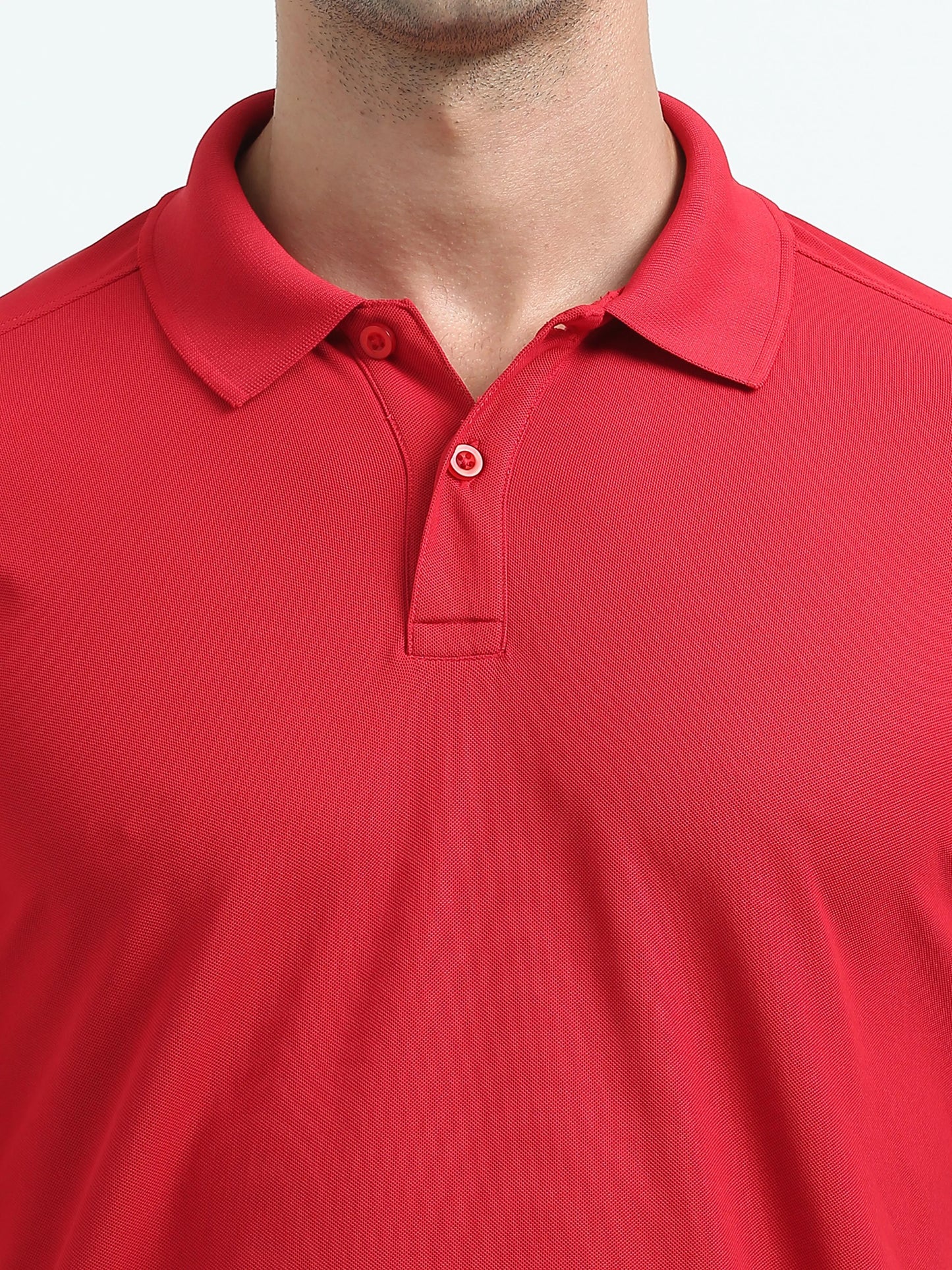 Men’s Everyday Performance Polo T-Shirt - Red | PallyWear