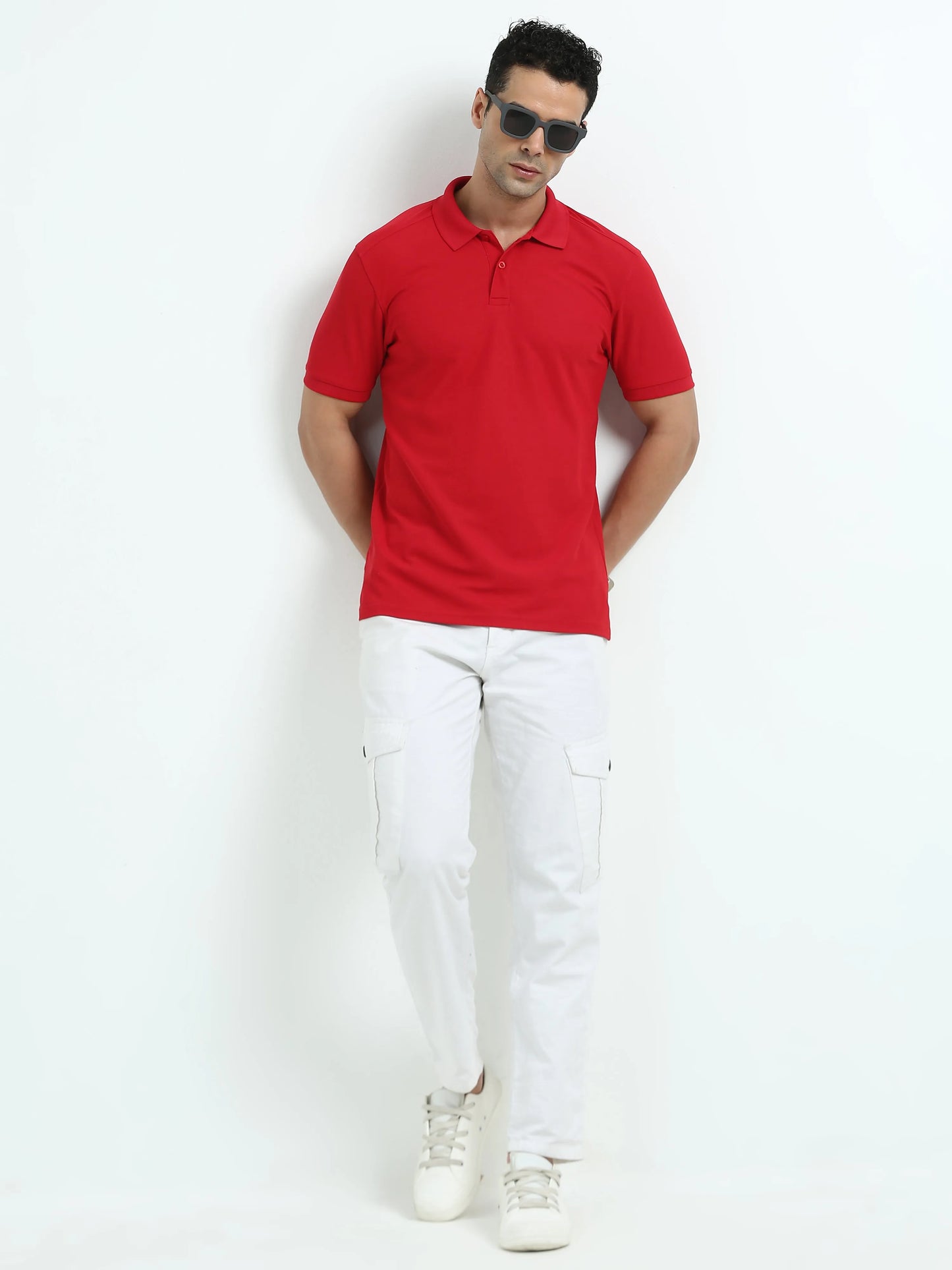 Men’s Everyday Performance Polo T-Shirt - Red | PallyWear