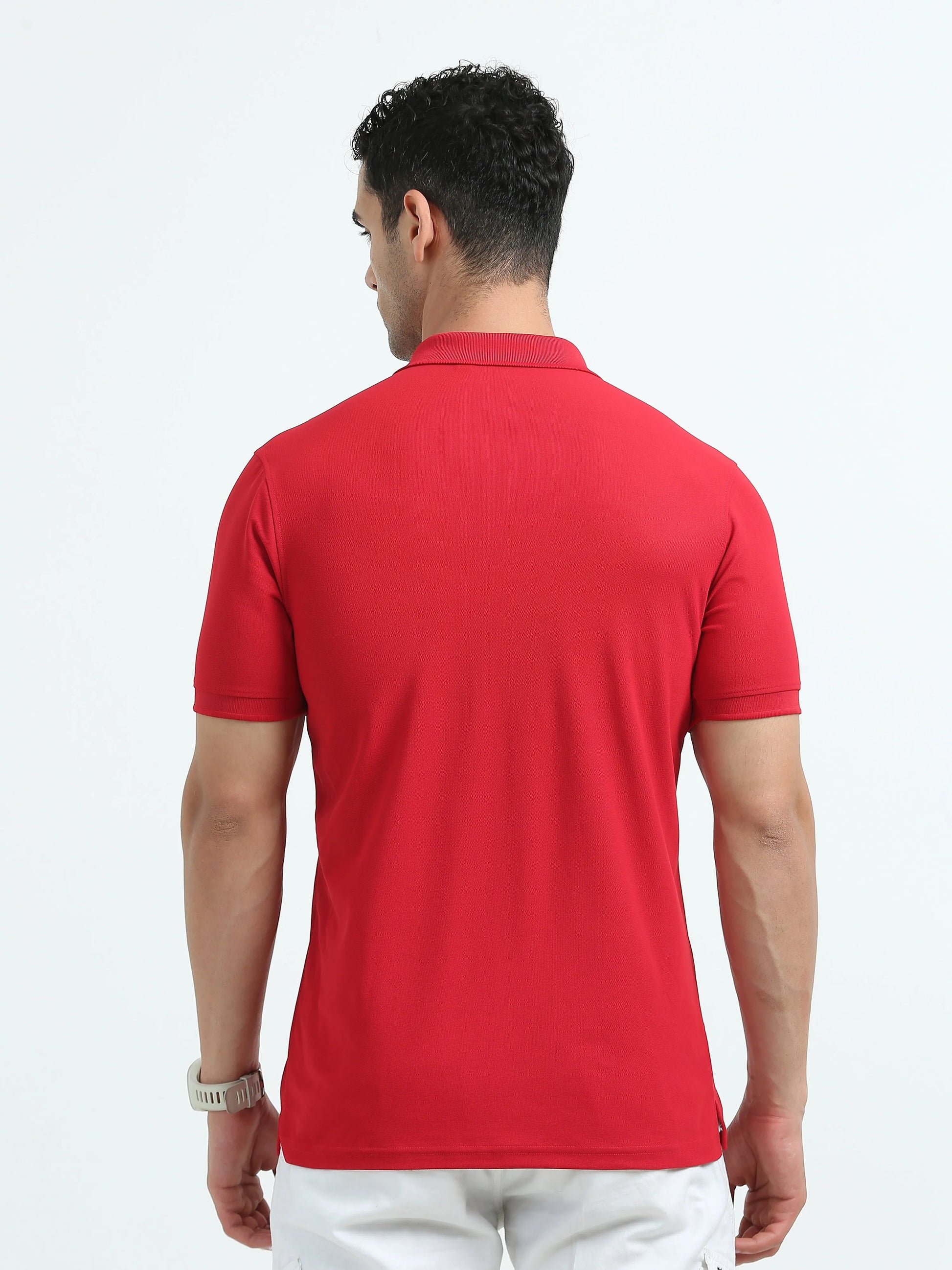 Men’s Everyday Performance Polo T-Shirt - Red | PallyWear