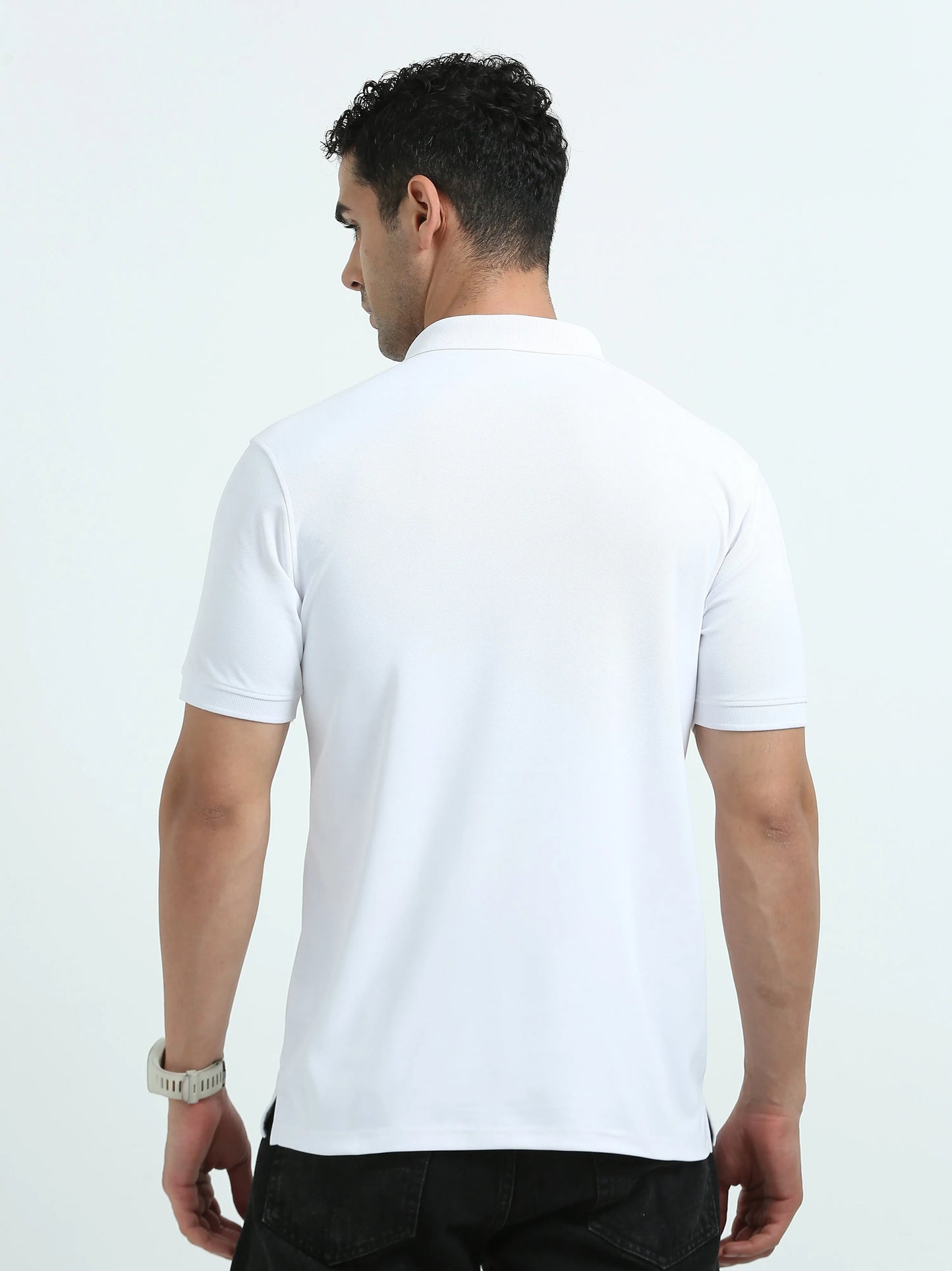 Men’s Everyday Performance Polo T-Shirt - White | PallyWear