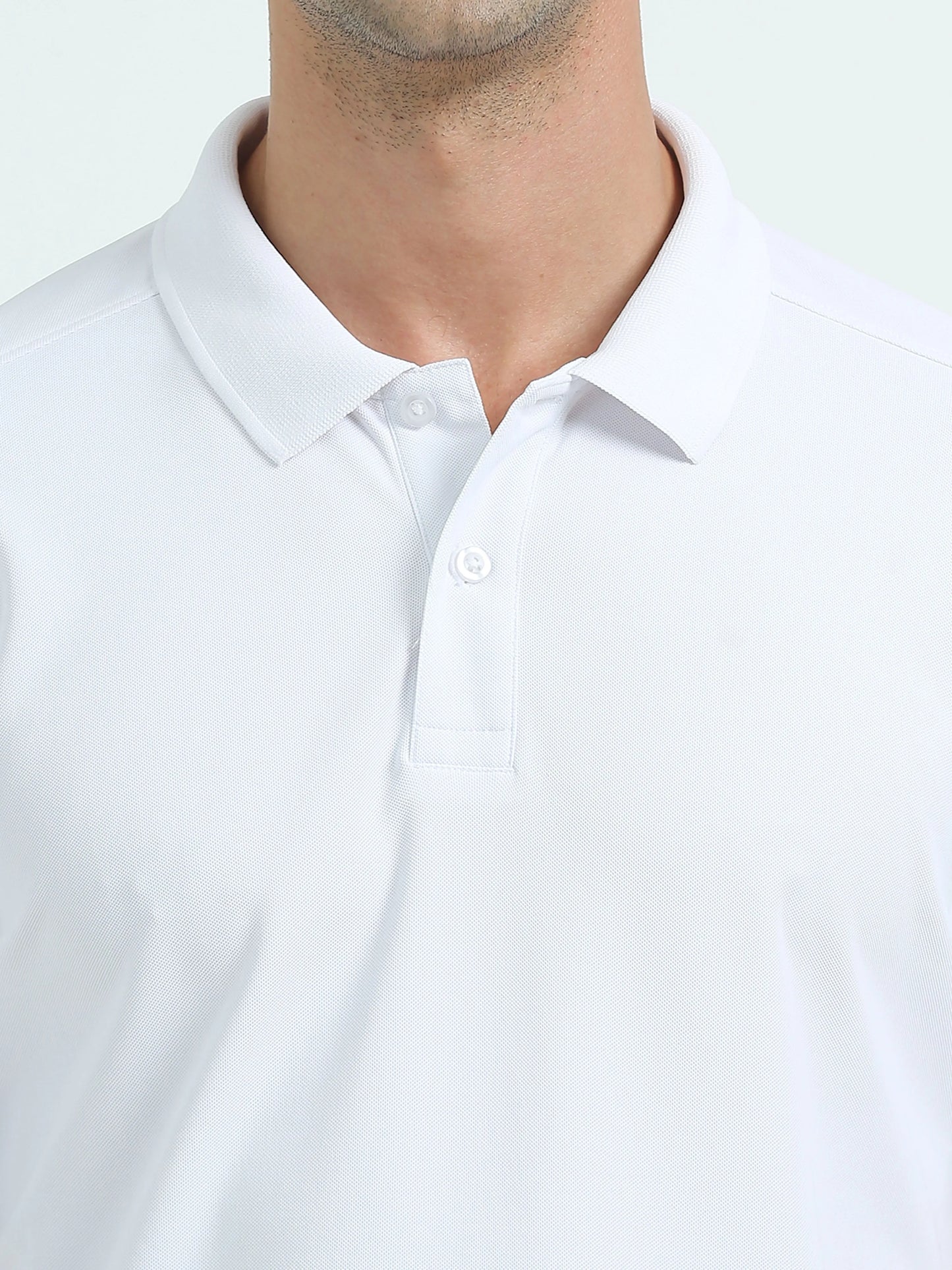 Men’s Everyday Performance Polo T-Shirt - White | PallyWear