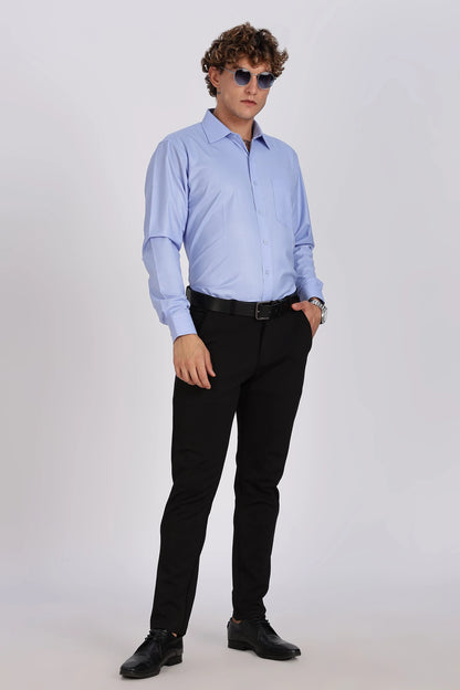 Men’s Premium Cotton Shirt - Blue | PallyWear