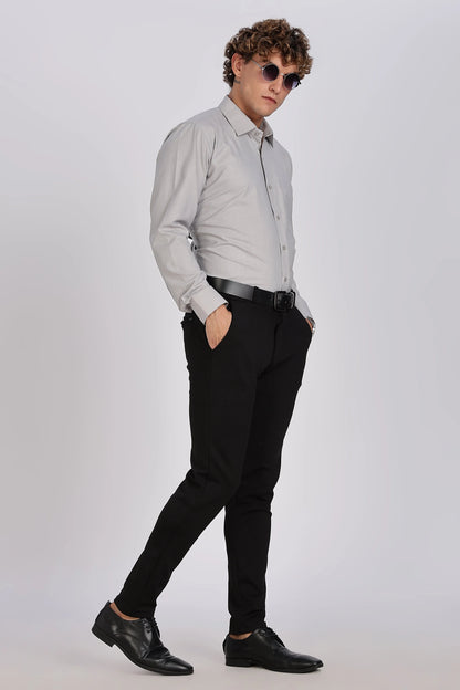 Men’s Premium Cotton Shirt - Grey | PallyWear