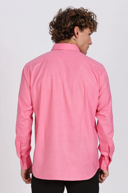 Men’s Premium Cotton Shirt - Pink | PallyWear