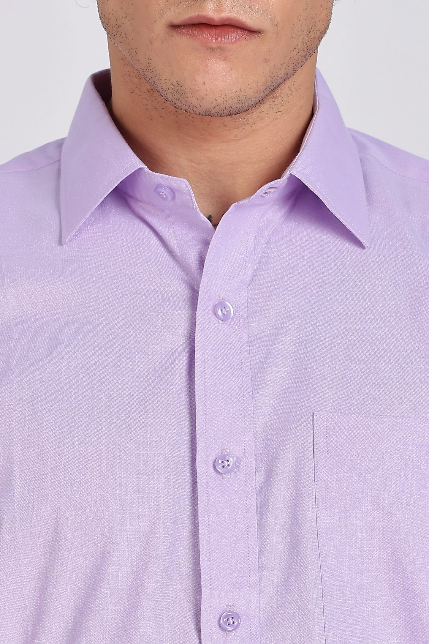 Men’s Premium Cotton Shirt - Purple | PallyWear