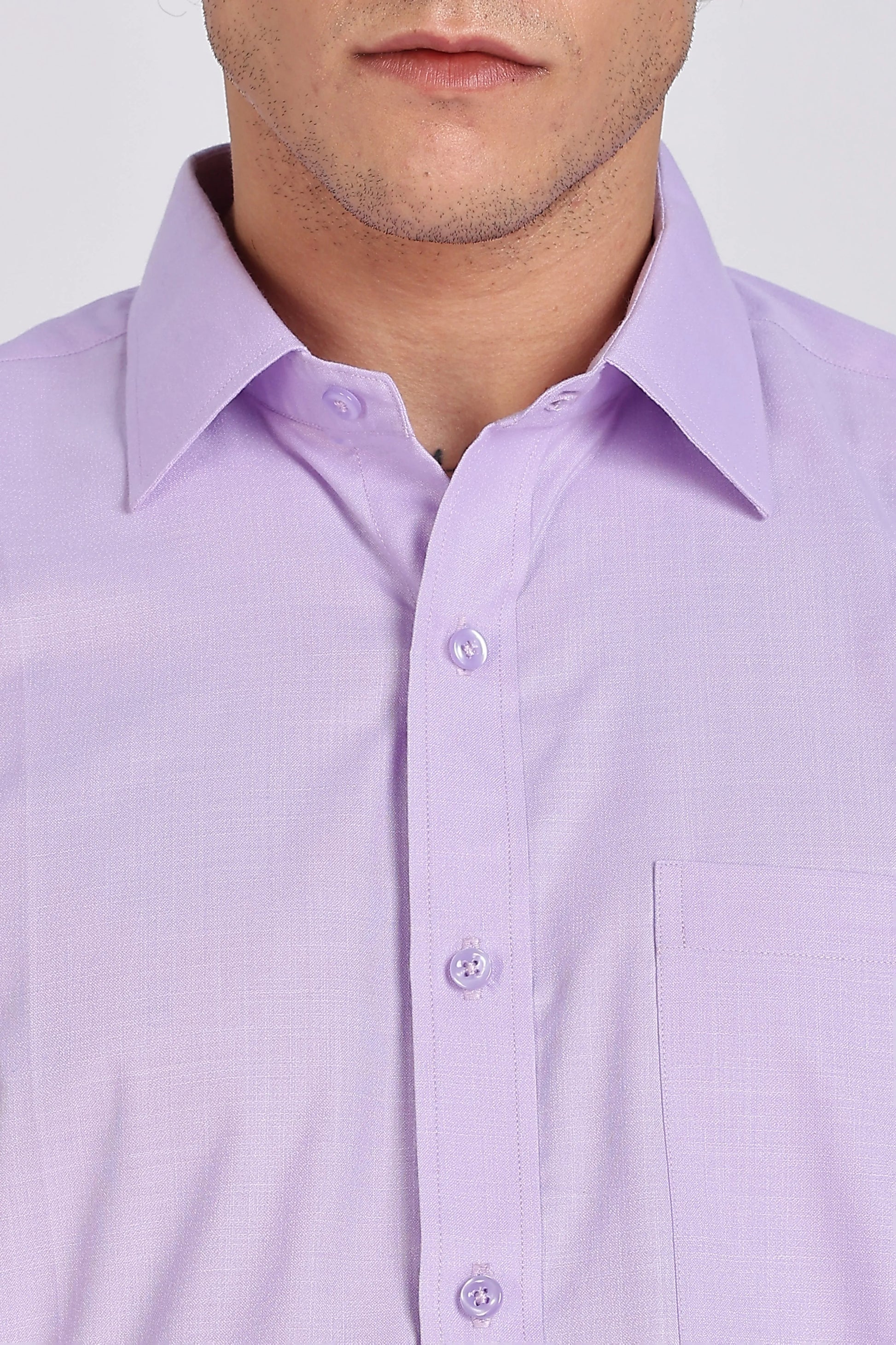 Men’s Premium Cotton Shirt - Purple | PallyWear
